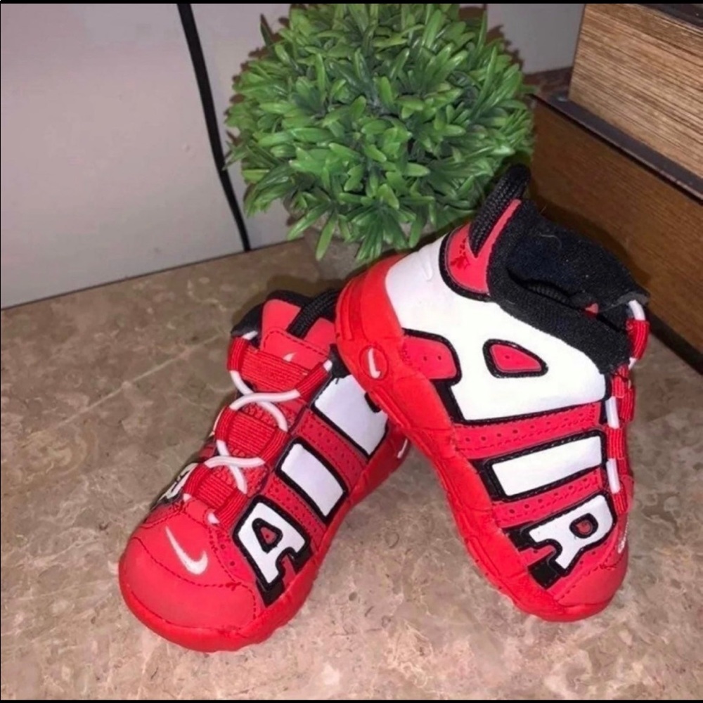 NIKE AIR MORE UPTEMPO TD 'UNIVERSITY RED'